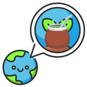 animación del planeta pensando en el mate