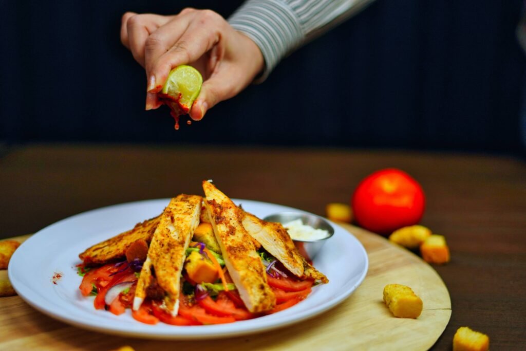 pollo a la yerba mate